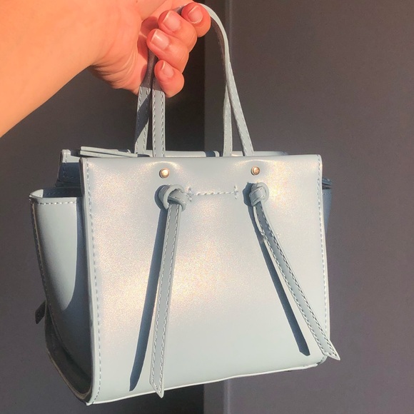 knotted mini city bag zara